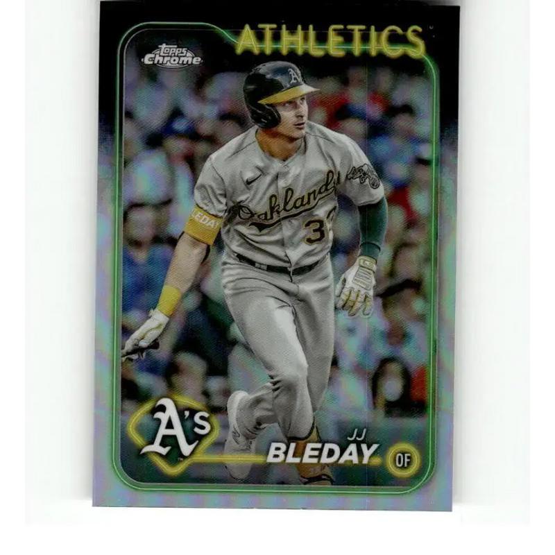 2024 Topps Chrome Refractor #190 JJ Bleday NM-MT Oakland Athletics Baseball Card - Baseball Card Single