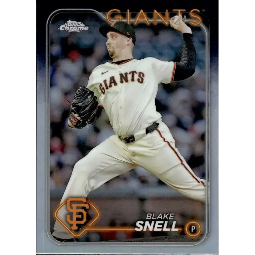 2024 Topps Chrome Refractor #218 Blake Snell NM-MT San Francisco Giants Baseball Card - Baseball Card Single