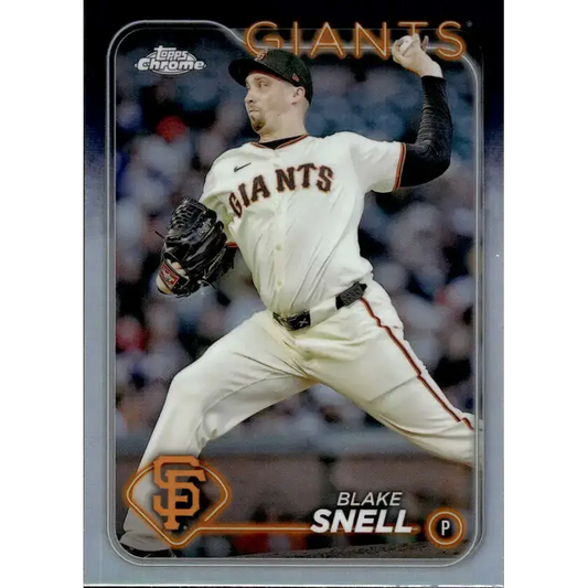 2024 Topps Chrome Refractor #218 Blake Snell NM-MT San Francisco Giants Baseball Card