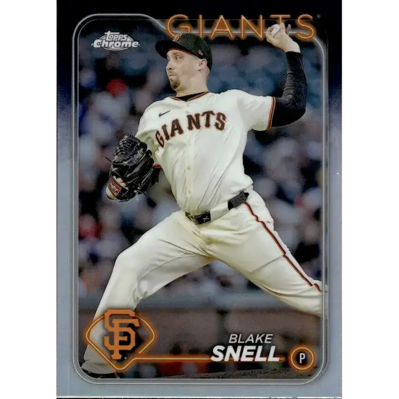2024 Topps Chrome Refractor #218 Blake Snell NM-MT San Francisco Giants Baseball Card - Baseball Card Single