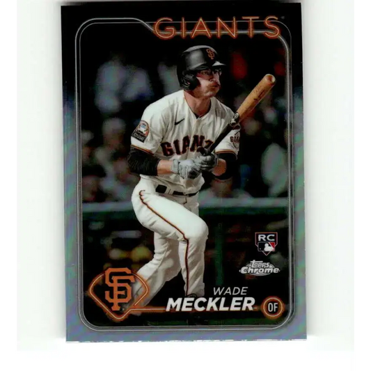 2024 Topps Chrome Refractor #22 Wade Meckler NM-MT RC Rookie San Francisco Giants Baseball Card