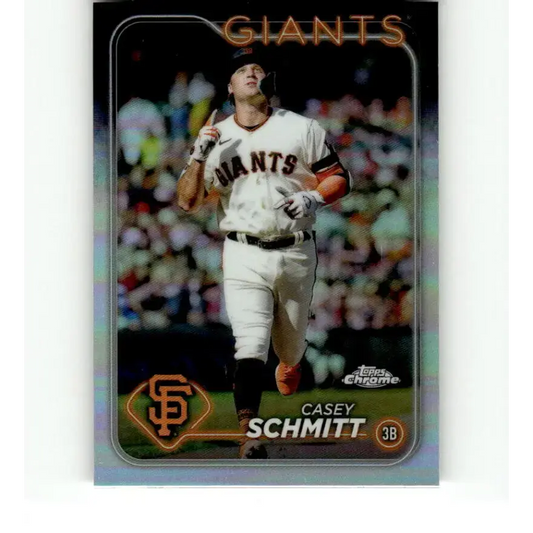2024 Topps Chrome Refractor #220 Casey Schmitt NM-MT San Francisco Giants Baseball Card