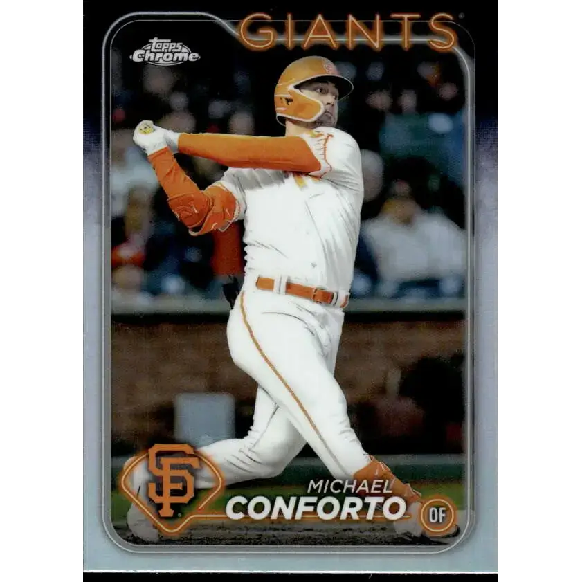 2024 Topps Chrome Refractor #256 Michael Conforto NM-MT San Francisco Giants Baseball Card - Baseball Card Single