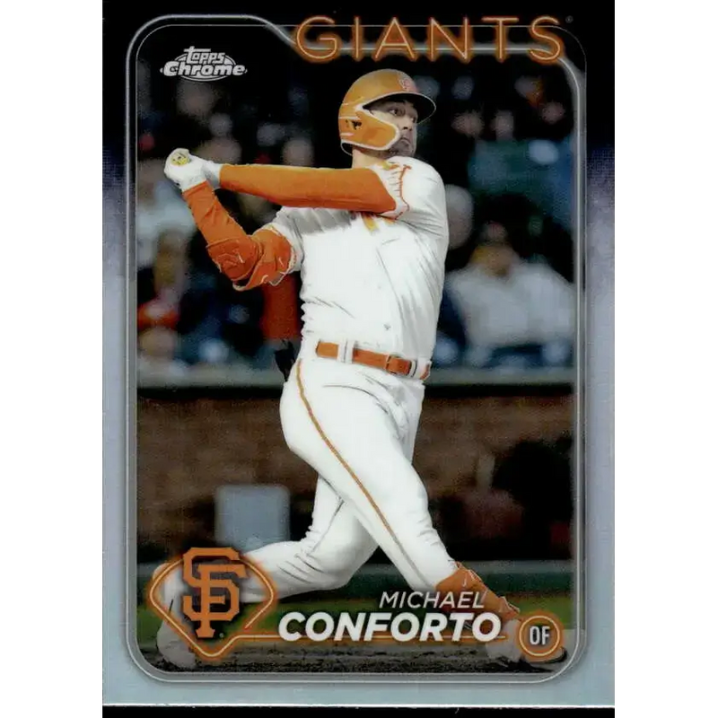 2024 Topps Chrome Refractor #256 Michael Conforto NM-MT San Francisco Giants Baseball Card - Baseball Card Single