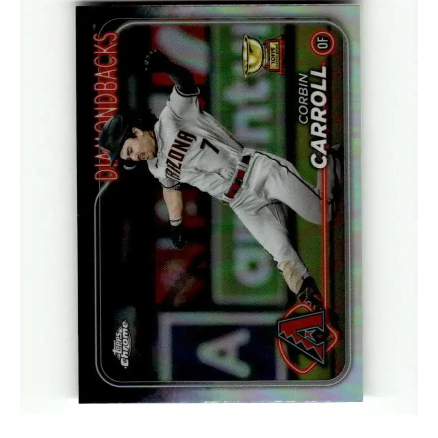 2024 Topps Chrome Refractor #267 Corbin Carroll NM-MT Arizona Diamondbacks Baseball Card - Baseball Card Single