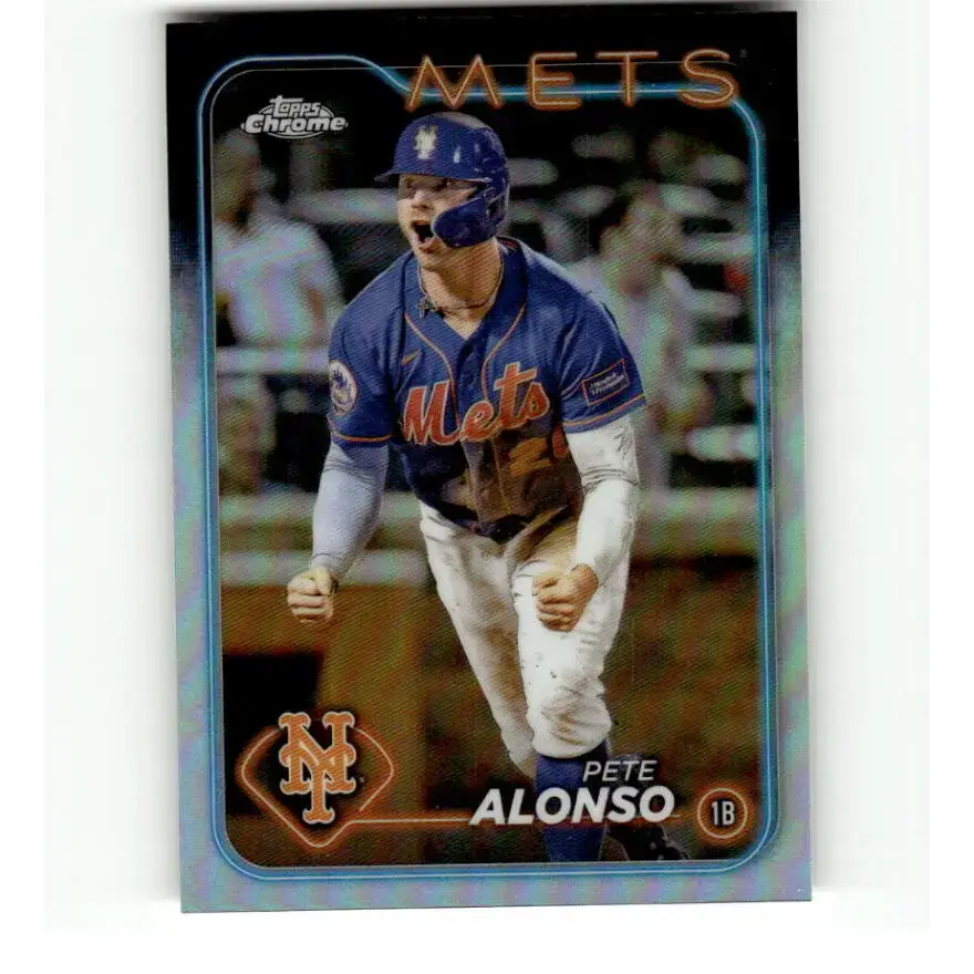 2024 Topps Chrome Refractor #269 Pete Alonso NM-MT New York Mets Baseball Card - Baseball Card Single