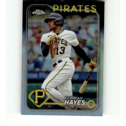 2024 Topps Chrome Refractor #285 Ke’Bryan Hayes NM-MT Pittsburgh Pirates Baseball Card