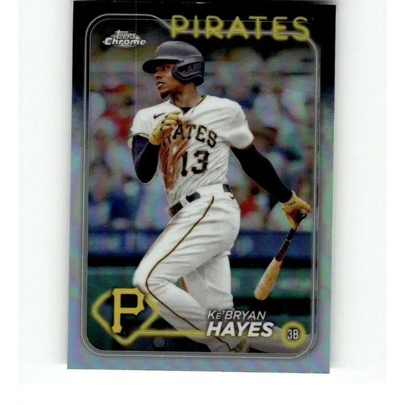 2024 Topps Chrome Refractor #285 Ke’Bryan Hayes NM-MT Pittsburgh Pirates Baseball Card - Baseball Card Single