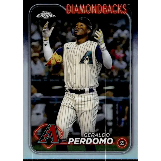 2024 Topps Chrome Refractor #288 Geraldo Perdomo NM-MT Arizona Diamondbacks Baseball Card