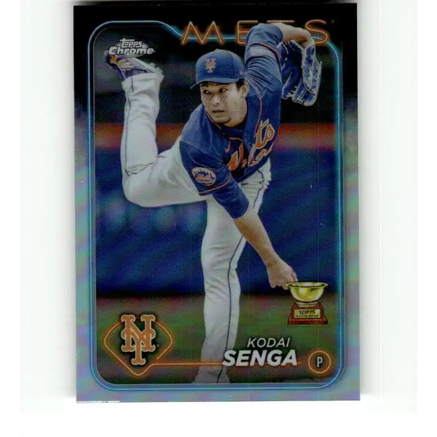 2024 Topps Chrome Refractor #31 Kodai Senga NM-MT New York Mets Baseball Card - Baseball Card Single