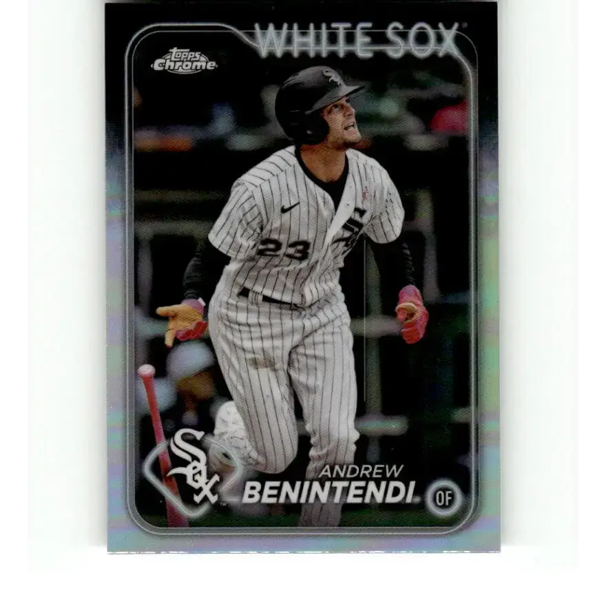 2024 Topps Chrome Refractor #33 Andrew Benintendi NM-MT Chicago White Sox Baseball Card - Baseball Card Single