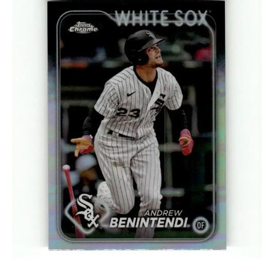 2024 Topps Chrome Refractor #33 Andrew Benintendi NM-MT Chicago White Sox Baseball Card
