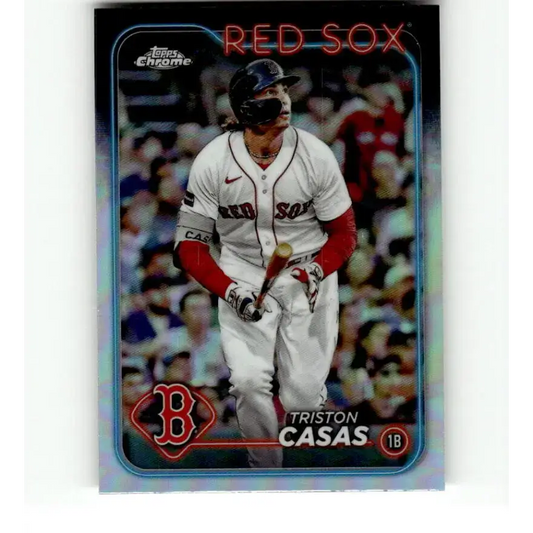 2024 Topps Chrome Refractor #38 Triston Casas NM-MT Boston Red Sox Baseball Card