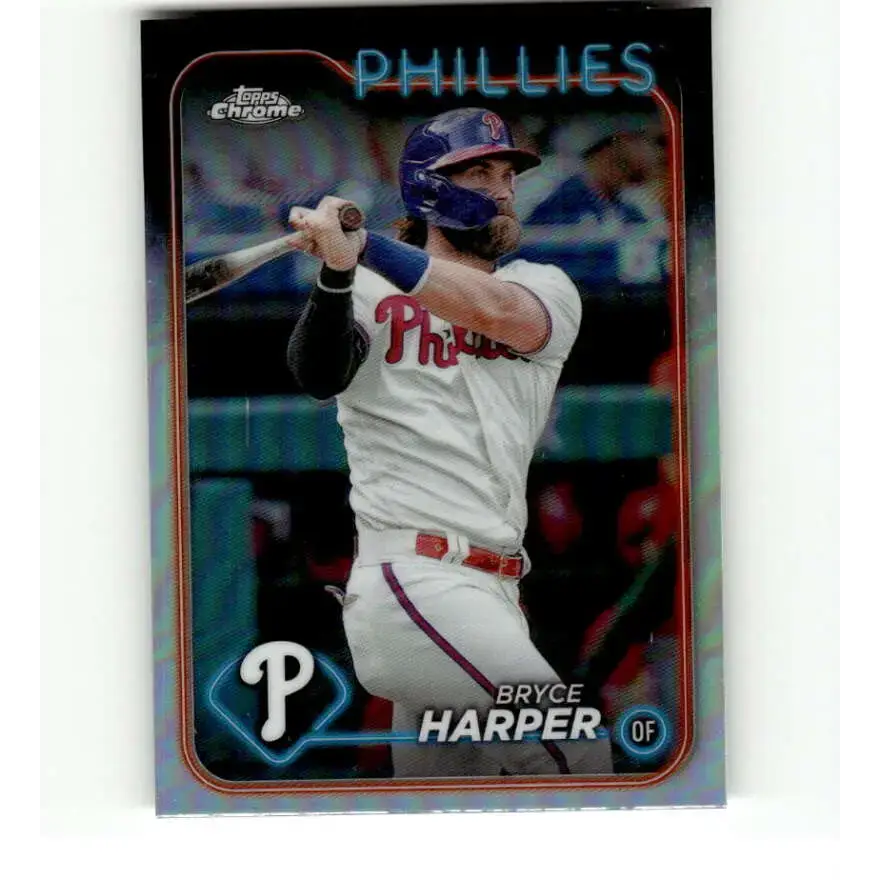 2024 Topps Chrome Refractor #62 Bryce Harper NM-MT Philadelphia Phillies Baseball Card