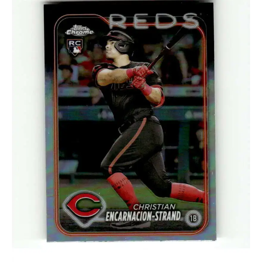 2024 Topps Chrome Refractor #65 Christian Encarnacion-Strand NM-MT RC Rookie Cincinnati Reds Baseball Card