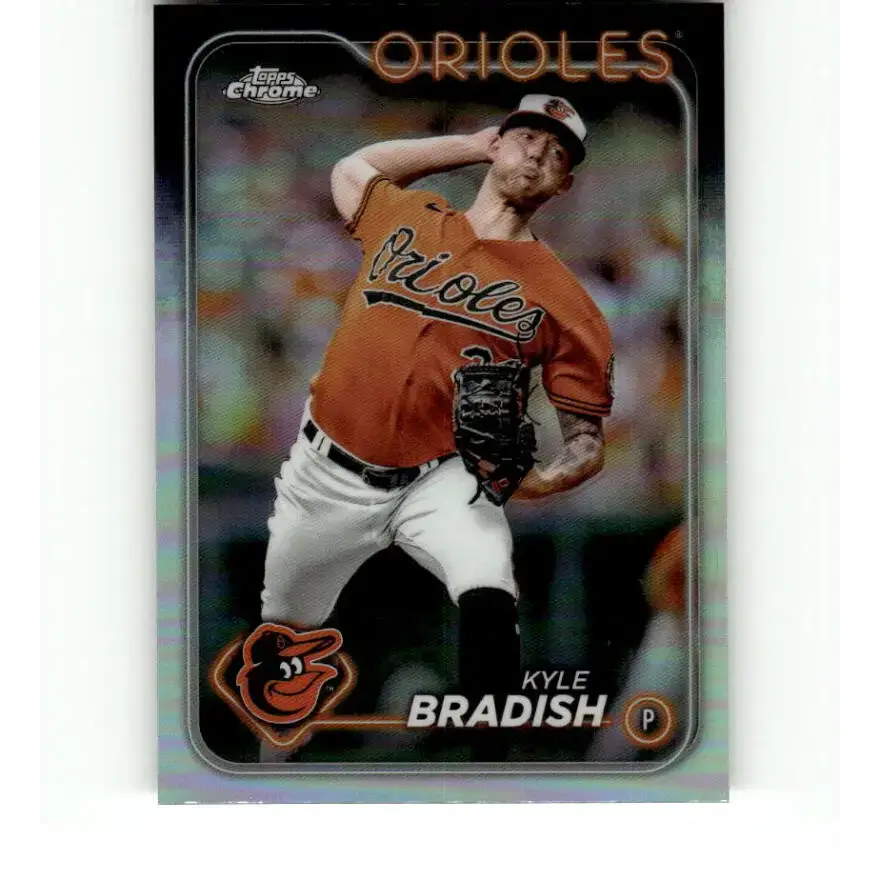 2024 Topps Chrome Refractor #69 Kyle Bradish NM-MT Baltimore Orioles Baseball Card