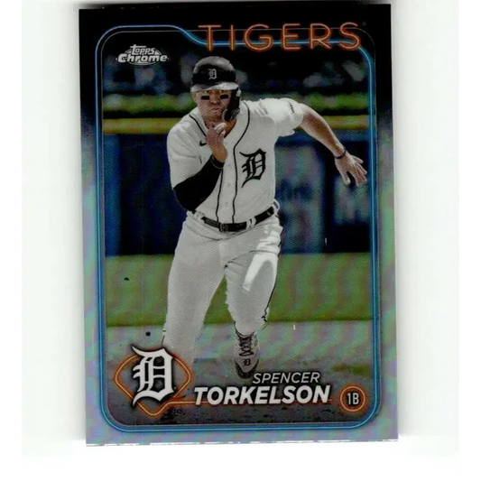 2024 Topps Chrome Refractor #73 Spencer Torkelson NM-MT Detroit Tigers Baseball Card
