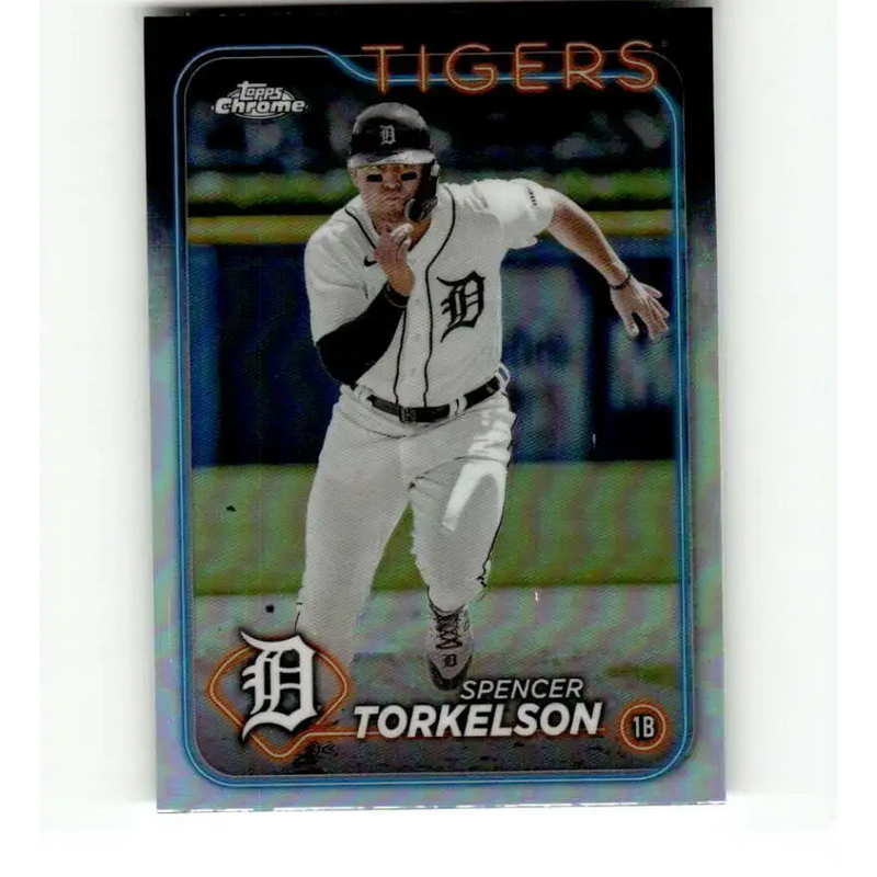 2024 Topps Chrome Refractor #73 Spencer Torkelson NM-MT Detroit Tigers Baseball Card - Baseball Card Single