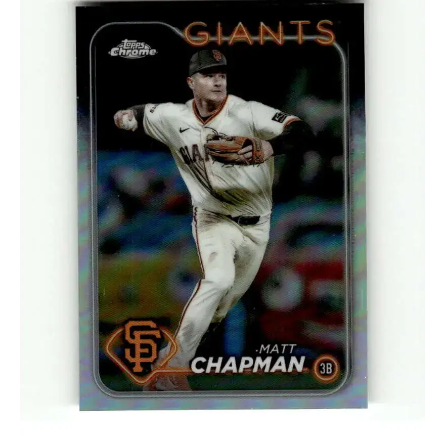 2024 Topps Chrome Refractor #81 Matt Chapman NM-MT San Francisco Giants Baseball Card - Baseball Card Single
