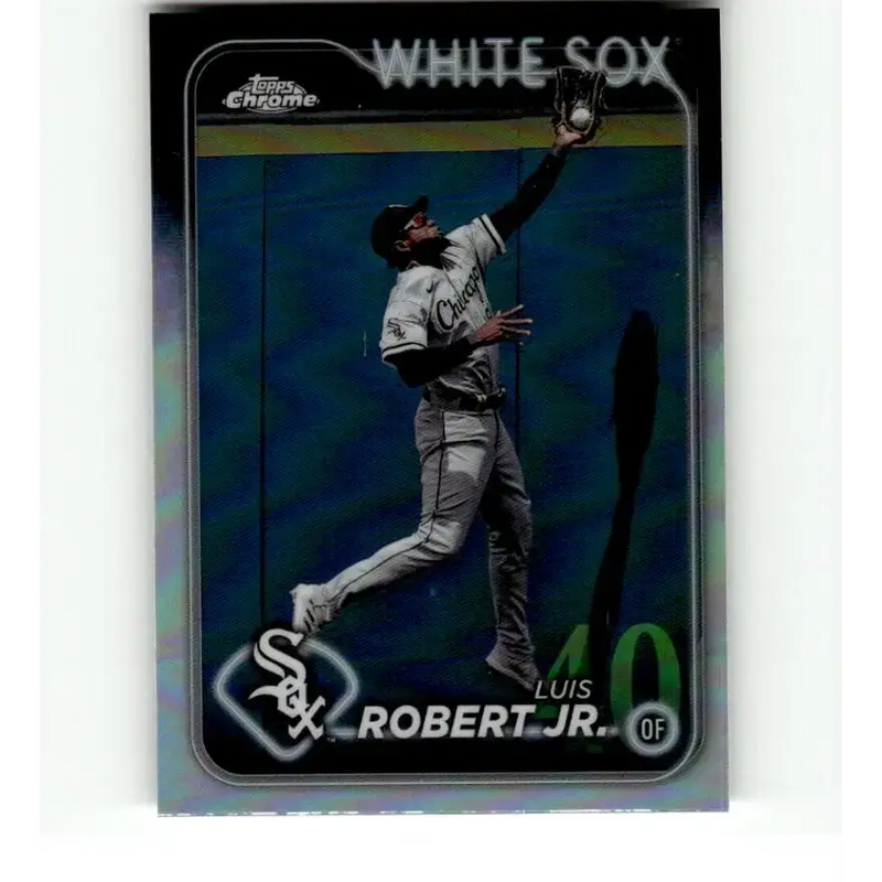 2024 Topps Chrome Refractor #86 Luis Robert Jr. NM-MT Chicago White Sox Baseball Card - Baseball Card Single