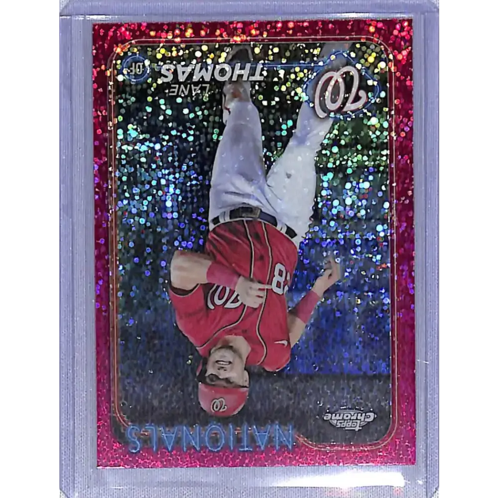 2024 Topps Chrome Refractor Magenta Speckle #66 Lane Thomas NM-MT 240/350 - Baseball Card Single