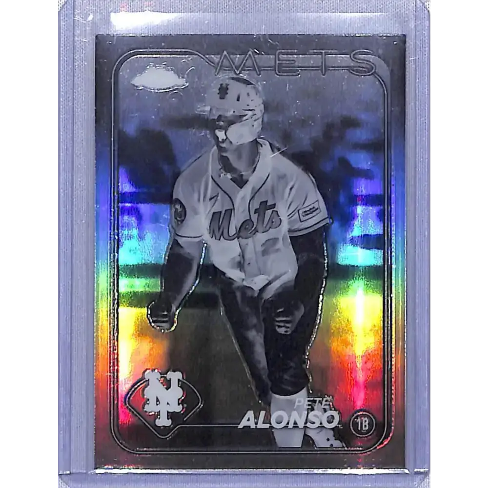 2024 Topps Chrome Refractor Negative #269 Pete Alonso NM-MT New York Mets Baseball Card