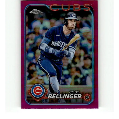 2024 Topps Chrome Refractor Pink #232 Cody Bellinger NM-MT Chicago Cubs Baseball Card