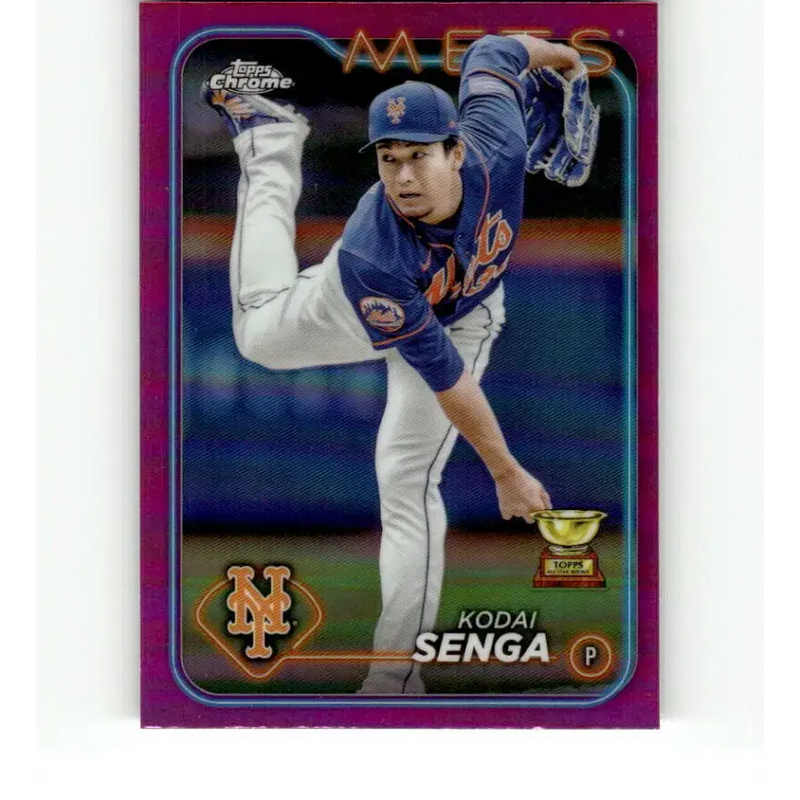 2024 Topps Chrome Refractor Pink #31 Kodai Senga NM-MT New York Mets Baseball Card - Baseball Card Single