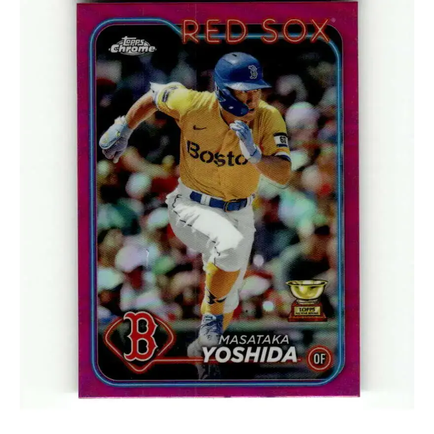2024 Topps Chrome Refractor Pink #63 Masataka Yoshida NM-MT Boston Red Sox Baseball Card