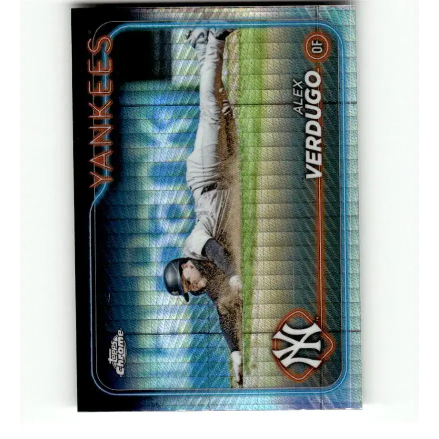 2024 Topps Chrome Refractor Prism #11 Alex Verdugo NM-MT New York Yankees Baseball Card - Baseball Card