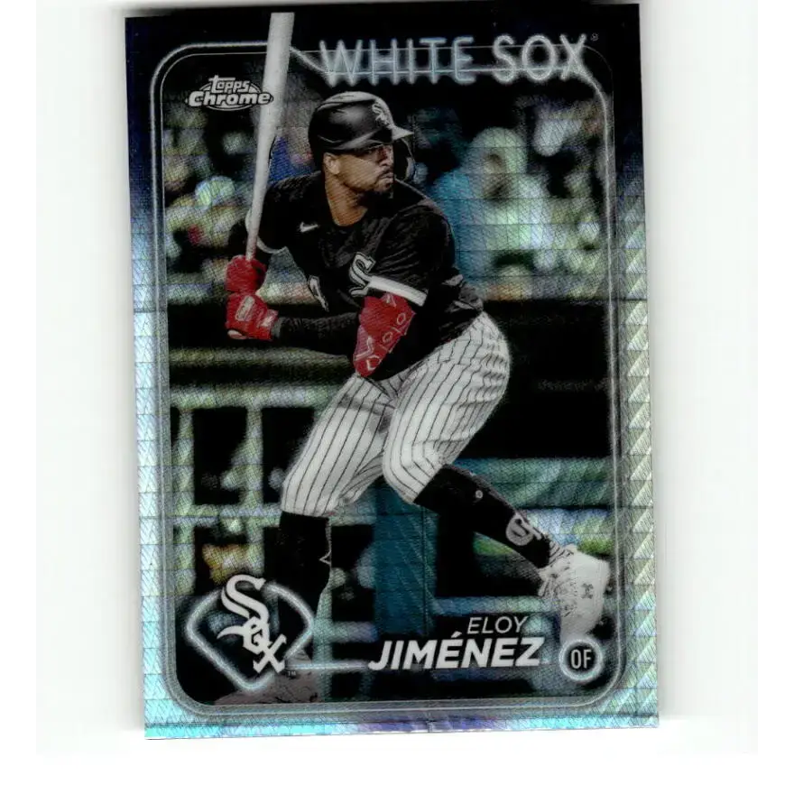 2024 Topps Chrome Refractor Prism #125 Eloy Jimenez NM-MT Chicago White Sox Baseball Card