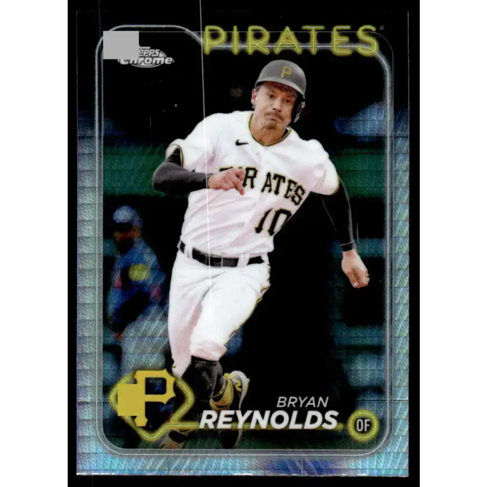 2024 Topps Chrome Refractor Prism #146 Bryan Reynolds NM-MT Pittsburgh Pirates Baseball Card