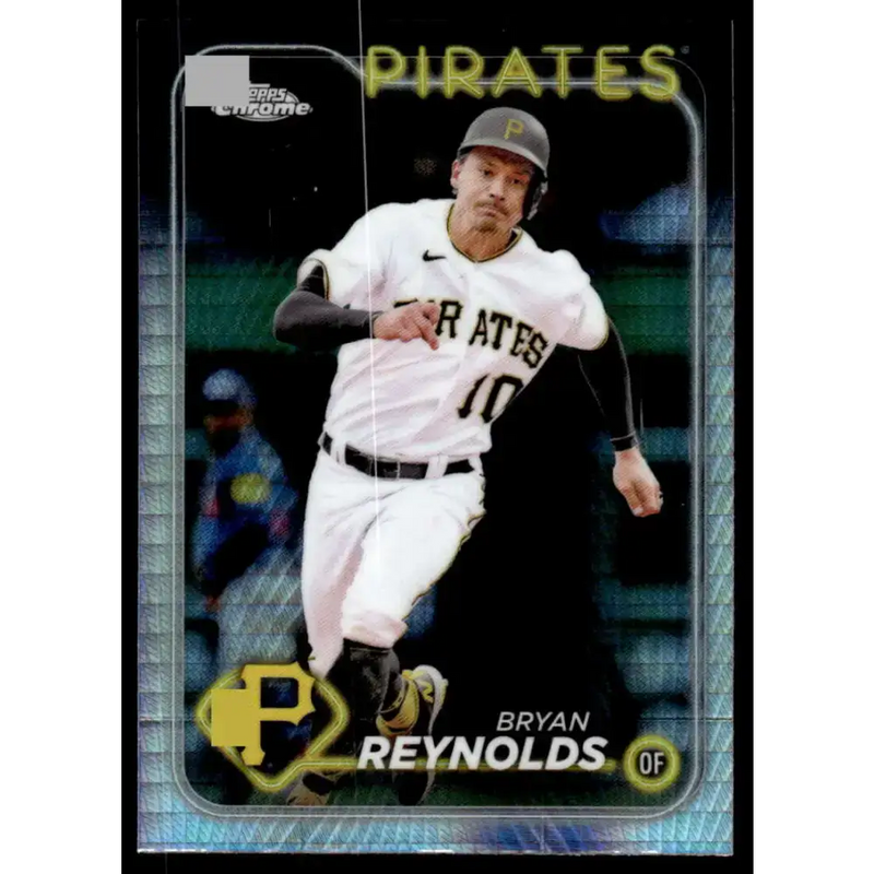 2024 Topps Chrome Refractor Prism #146 Bryan Reynolds NM-MT Pittsburgh Pirates Baseball Card - Baseball Card Single