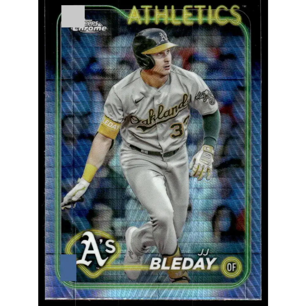 2024 Topps Chrome Refractor Prism #190 JJ Bleday NM-MT Oakland Athletics Baseball Card
