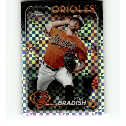 2024 Topps Chrome Refractor Prism #69 Kyle Bradish NM-MT Baltimore Orioles Baseball Card