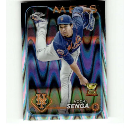 2024 Topps Chrome Refractor RayWave #31 Kodai Senga NM-MT New York Mets Baseball Card