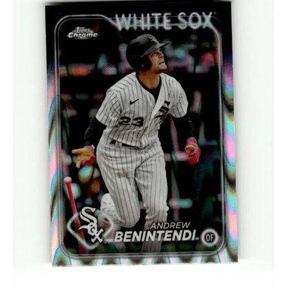 2024 Topps Chrome Refractor RayWave #33 Andrew Benintendi NM-MT Chicago White Sox Baseball Card