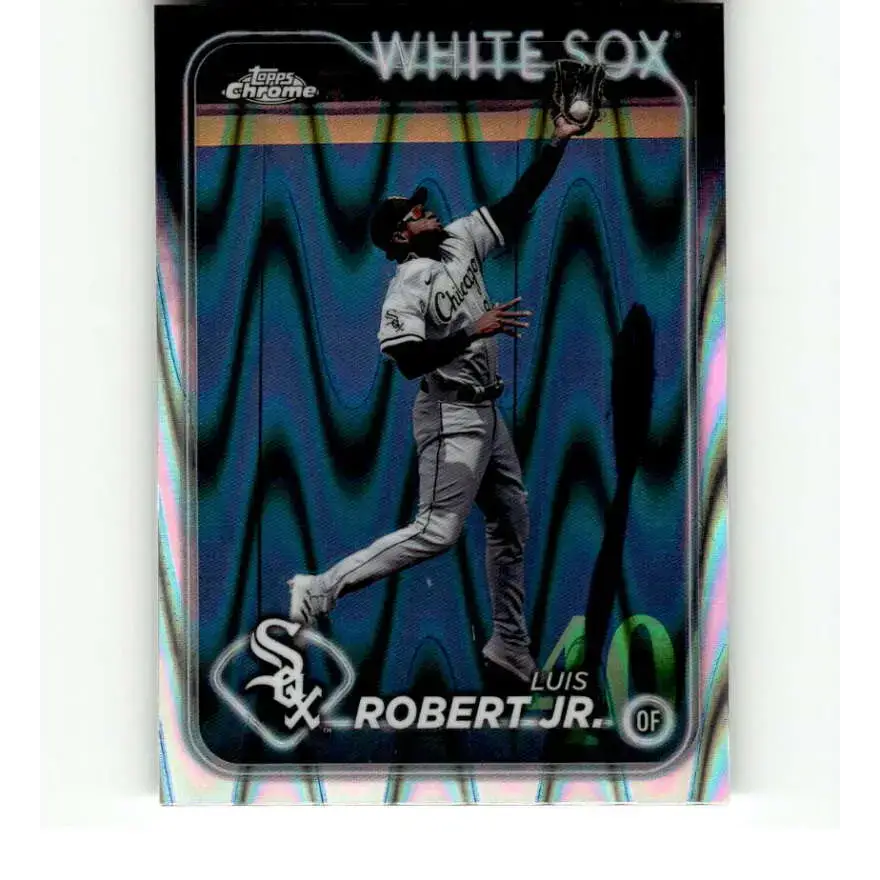 2024 Topps Chrome Refractor RayWave #86 Luis Robert Jr. NM-MT Chicago White Sox Baseball Card