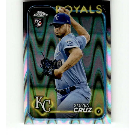 2024 Topps Chrome Refractor RayWave #98 Oneil Cruz NM-MT Pittsburgh Pirates Baseball Card