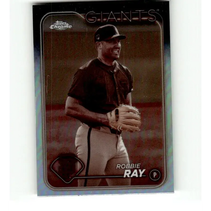 2024 Topps Chrome Refractor Sepia #106 Robbie Ray NM-MT San Francisco Giants Baseball Card - Baseball Card