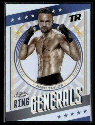 2024 Topps Chrome #RG-15 Josh Taylor Ring Generals Refractor - UFC/MMA Card Single