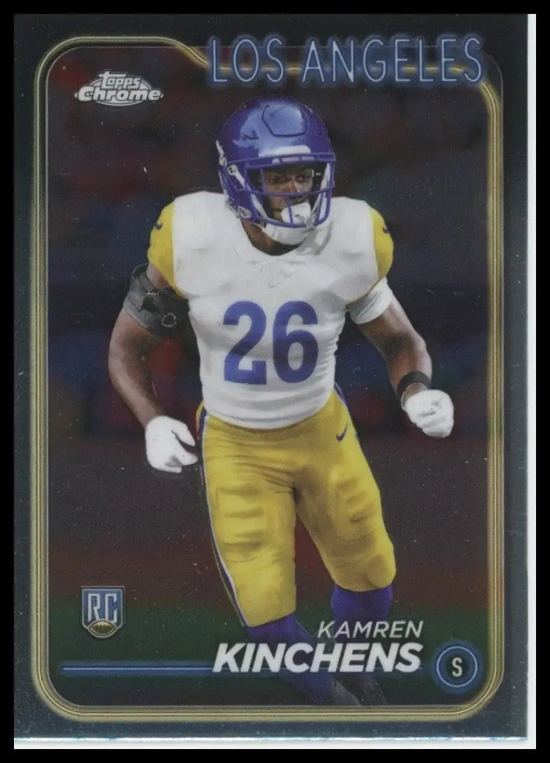 2024 Topps Chrome - Rookies Kamren Kinchens #282 (RC) - Football Card Single