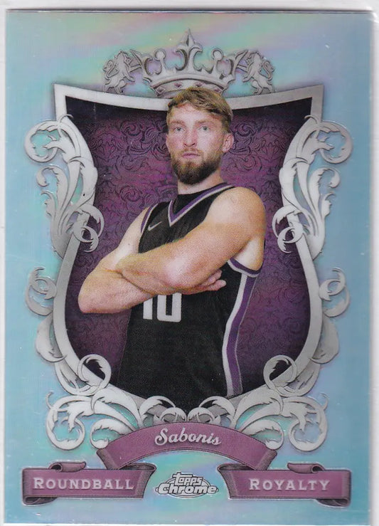 2024 TOPPS CHROME #RR-13 DOMANTAS SABONIS REFRACTOR- SACRAMENTO KINGS - Basketball Card Single