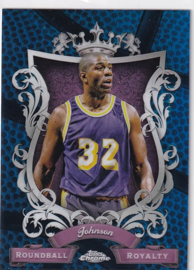 2024 TOPPS CHROME #RR-5 MAGIC JOHNSON BLUE HOLO- LOS ANGELES LAKERS