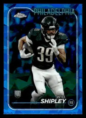 2024 Topps Chrome Sapphire Edition #252 Will Shipley - Football Card Single