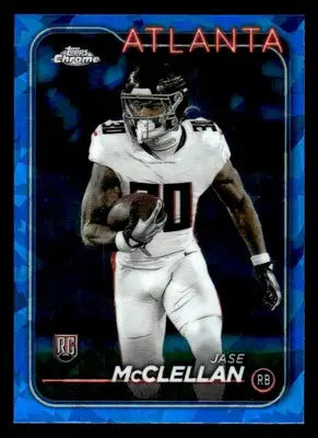 2024 Topps Chrome Sapphire Edition #281 Jase McClellan - Football Card Single