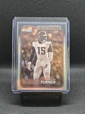 2024 Topps Chrome sephia Refractor Dallas Turner #221