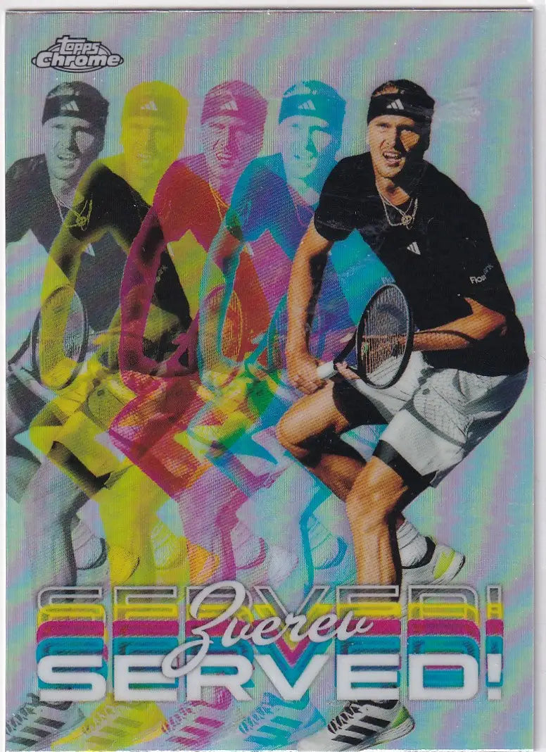 2024 Topps Chrome Served #SER-AZ Alexander Zverev - Other