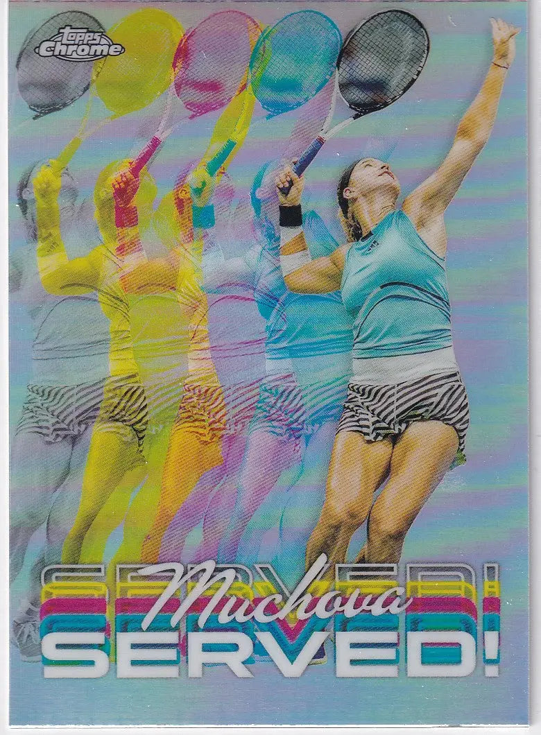 2024 Topps Chrome Served #SER-KM Karolina Muchova - Other