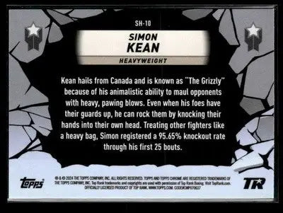 2024 Topps Chrome #SH-10 Simon Kean Smash Hits Refractor - Other